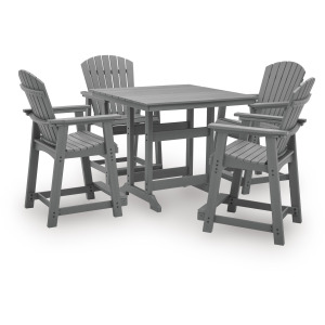 Sanctuary Beach Outdoor Counter Height Dining Table & 4 Chairs