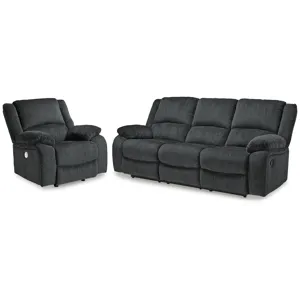 Draycoll Reclining Sofa and Power Recliner