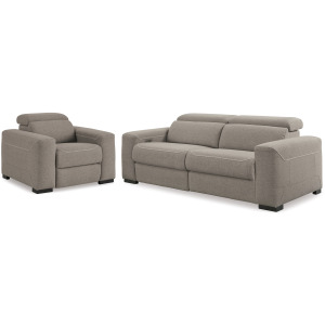 Mabton 2-Piece Power Reclining Sectional and Recliner