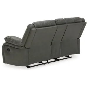 Calderwell Reclining Loveseat with Console