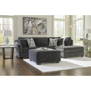 BIDDEFORD SHADOW SECTIONAL W/ OTTOM