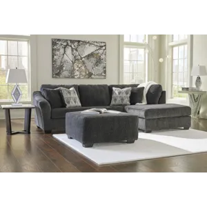 BIDDEFORD SHADOW SECTIONAL W/ OTTOM