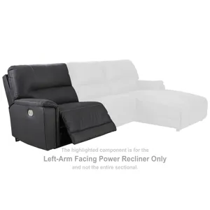 Henefer Left-Arm Facing Power Recliner