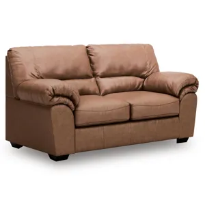 WILLOWBEND CARAMEL LOVESEAT