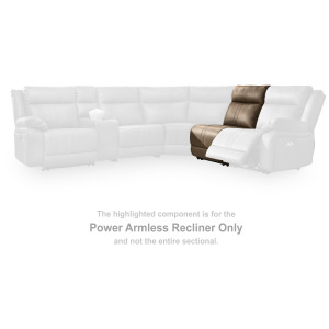 Max-Media Power Armless Recliner