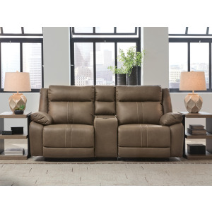 Max-Momentum 3-Piece Power Reclining Sectional Loveseat with Audio Console