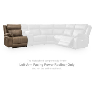 Max-Media Left-Arm Facing Power Recliner