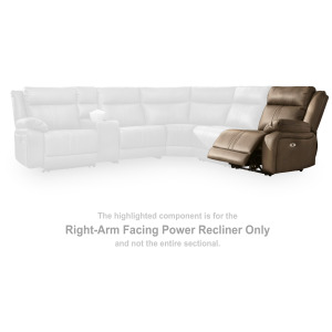 Max-Media Right-Arm Facing Power Recliner
