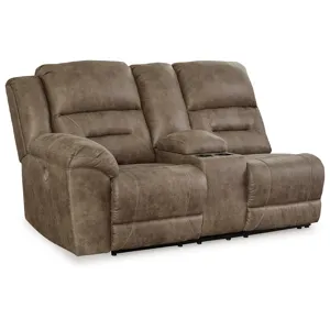Ravenel Left-Arm Facing Power Reclining Loveseat with Console