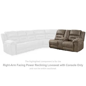 Ravenel Right-Arm Facing Power Reclining Loveseat with Console