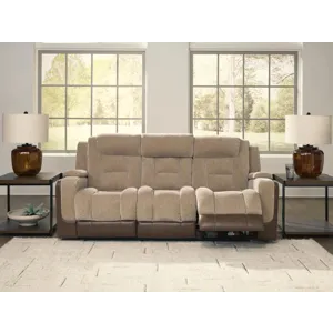 Mixed Motion Power Reclining Sofa