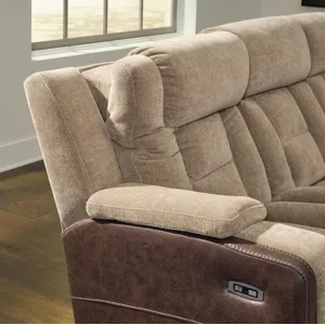 Mixed Motion Power Reclining Sofa