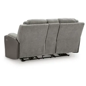 Mixed Motion Power Reclining Loveseat with Console