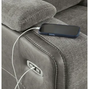 Mixed Motion Power Reclining Sofa