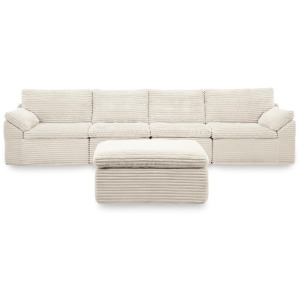 Fannin 4-Piece Sectional with Ottoman