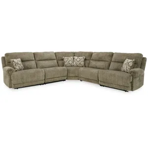 Lubec 5-Piece Power Reclining Sectional
