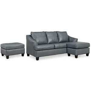 Genoa Sofa Chaise & Ottoman