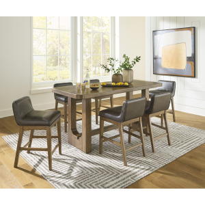 Cabalynn 7 PC Counter Height Dining Set