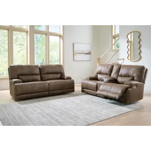 Beckley Place Power Reclining Sofa and Loveseat