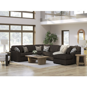 Midnight-Madness 4-Piece Sectional with Chaise