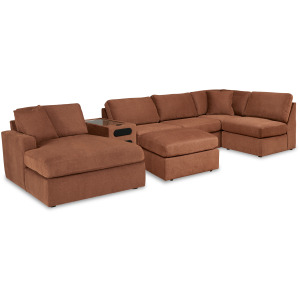 Modmax 6-Piece Sectional with Chaise and Ottoman