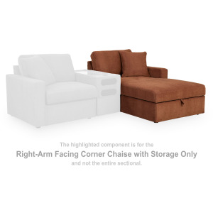 Modmax Right-Arm Facing Corner Chaise with Storage