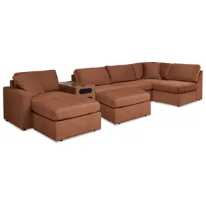 Modmax 6-Piece Sectional and 2 Ottomans
