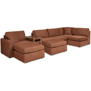 Modmax 6-Piece Sectional and 2 Ottomans