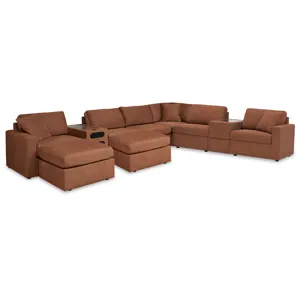 Modmax 8-Piece Sectional and 2 Ottomans