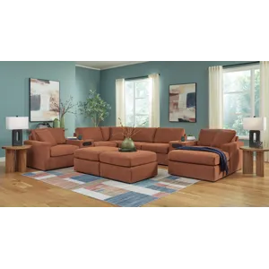 Modmax 6-Piece Sectional and 2 Ottomans
