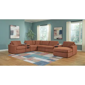 Modmax 8-Piece Sectional with Storage Chaise and Audio Consoles
