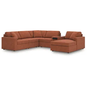 Modmax 6-Piece Sectional with Audio System and Chaise