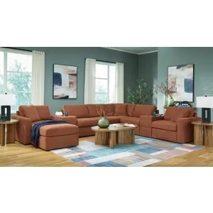 Modmax 6-Piece Sectional and 2 Ottomans