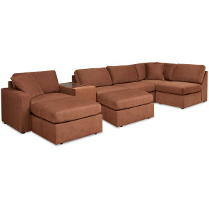 Modmax 6-Piece Sectional and 2 Ottomans