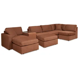 Modmax 6-Piece Sectional and 2 Ottomans