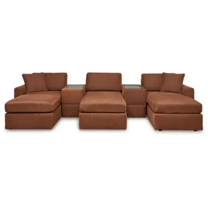 Modmax 5-Piece Sectional and 3 Ottomans