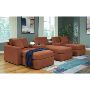 Modmax 5-Piece Sectional and 3 Ottomans