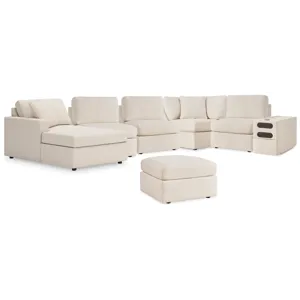 Modmax 6-Piece Sectional with Chaise and Ottoman