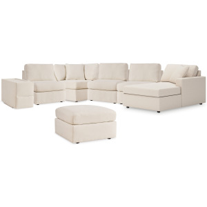 Modmax 6-Piece Sectional with Chaise and Ottoman