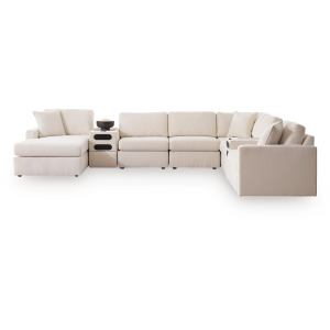 Modmax 8-Piece Sectional with Storage Chaise and Audio Consoles