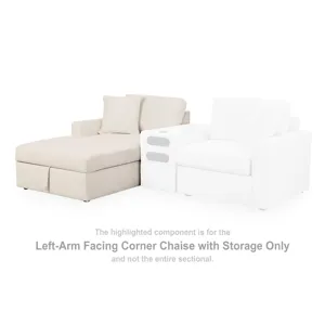 Modmax Left-Arm Facing Corner Chaise with Storage