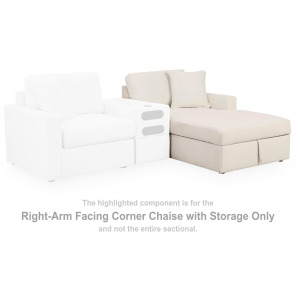 Modmax Right-Arm Facing Corner Chaise with Storage