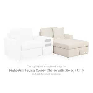 Modmax Right-Arm Facing Corner Chaise with Storage