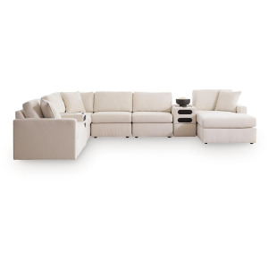 Modmax 8-Piece Sectional with Storage Chaise and Audio Consoles