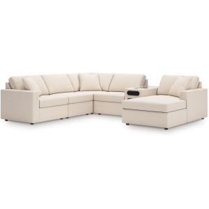 Modmax 6-Piece Sectional with Audio System and Chaise