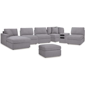 Modmax 6-Piece Sectional with Chaise and Ottoman