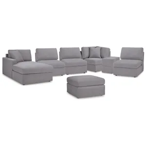 Modmax 6-Piece Sectional with Chaise and Ottoman