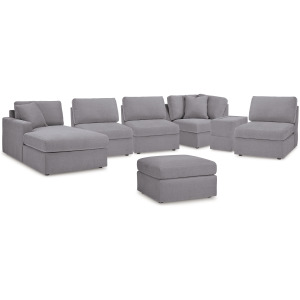 Modmax 6-Piece Sectional with Chaise and Ottoman
