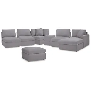 Modmax 6-Piece Sectional with Chaise and Ottoman
