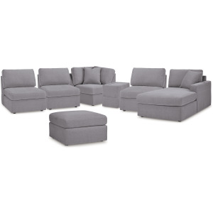 Modmax 6-Piece Sectional with Chaise and Ottoman